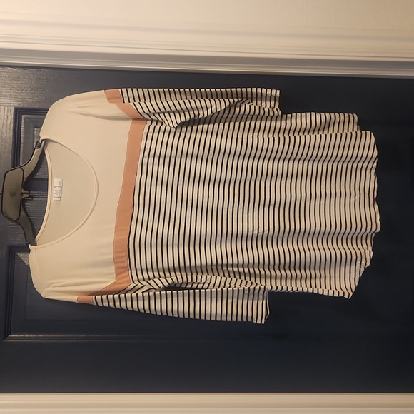 24/7 Large striped Tunic - Picture 1 of 3